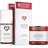 HealFast Scar Suite Bundle – Physician-Formulated Silicone Scar Gel + Medical-Grade Scar Sheets + Scar Tape – Advanced Scar Treatment for Surgery, Burns, and Injuries – Professional-Grade Results