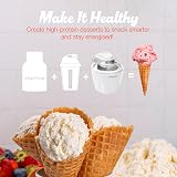 Andrew James Ice Cream Maker 1.5L – Home Frozen Desserts White view 7