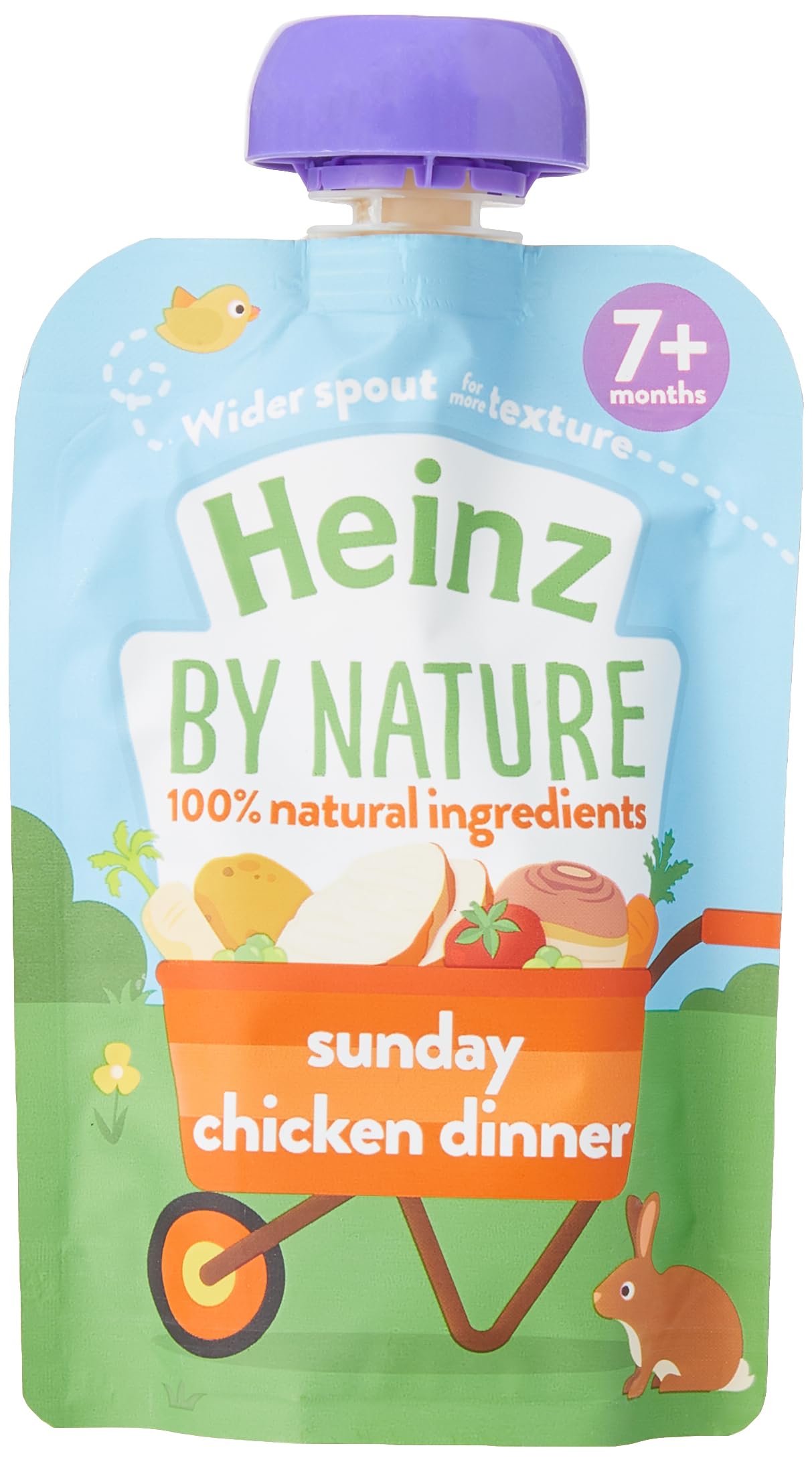 Heinz Sunday Chicken Dinner Meal Pouch, 7 months +, 5 X 130 g