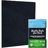 ID Air Systems: Cut To Fit Air Filter - Carbon Pad Pre Filter forAir Purifiers, AC, Furnace, Trash Cans and Dust, 1/6" thick, 16" x 48" Sheets - 1 Pack