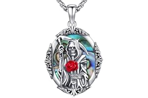 XIXLES 925 Sterling Silver Patron Saint Medal Protection Pendant Necklace Religion Jewelry for Men Women With 316L Stainless Steel Chain and Gifts Box