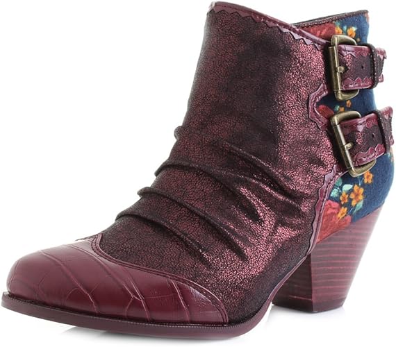 irregular choice burgundy