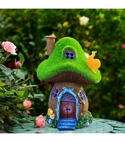 Miniatur-Feenfigur „Leguan Auf Felsen“ Für Feengarten & Terrarium – Handbemalt, Aus Kunstharz, 8,3 X 9,5 Cm