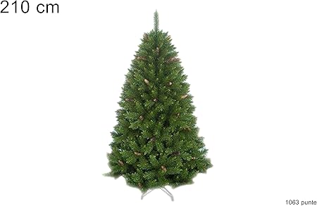 Albero Di Natale Amazon.Pino Montreal 210cm Albero Natale Amazon It Casa E Cucina
