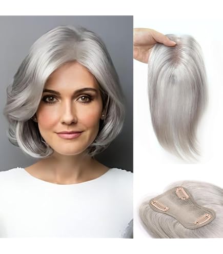 Amazon.com : Top Perfect Hair Topper Color GL 60-101 SILVERY 