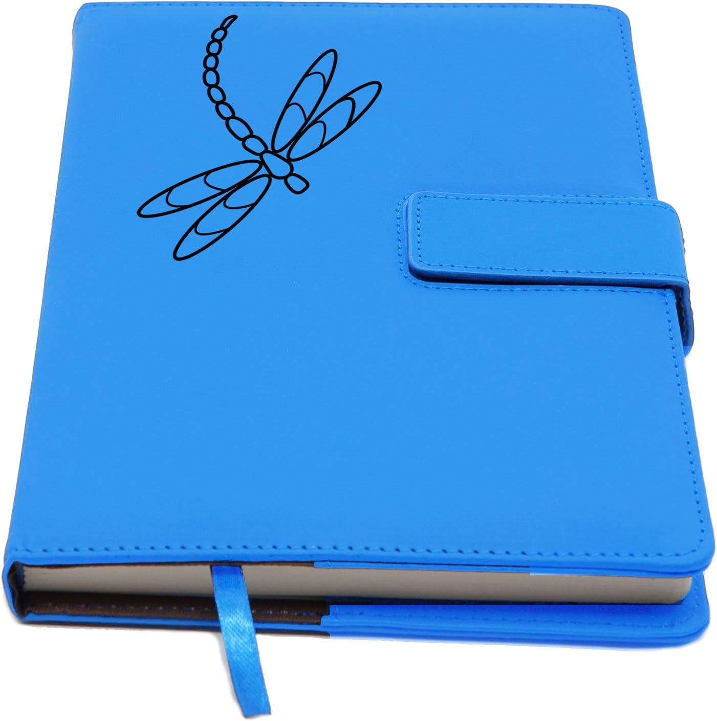 The Dragonfly Journal | 5x8 Inches, 200 Lined Pages, Magnetic Clasp, Refillable | Diary, Cute Notebook Journal, Personal Journal for Women or Men