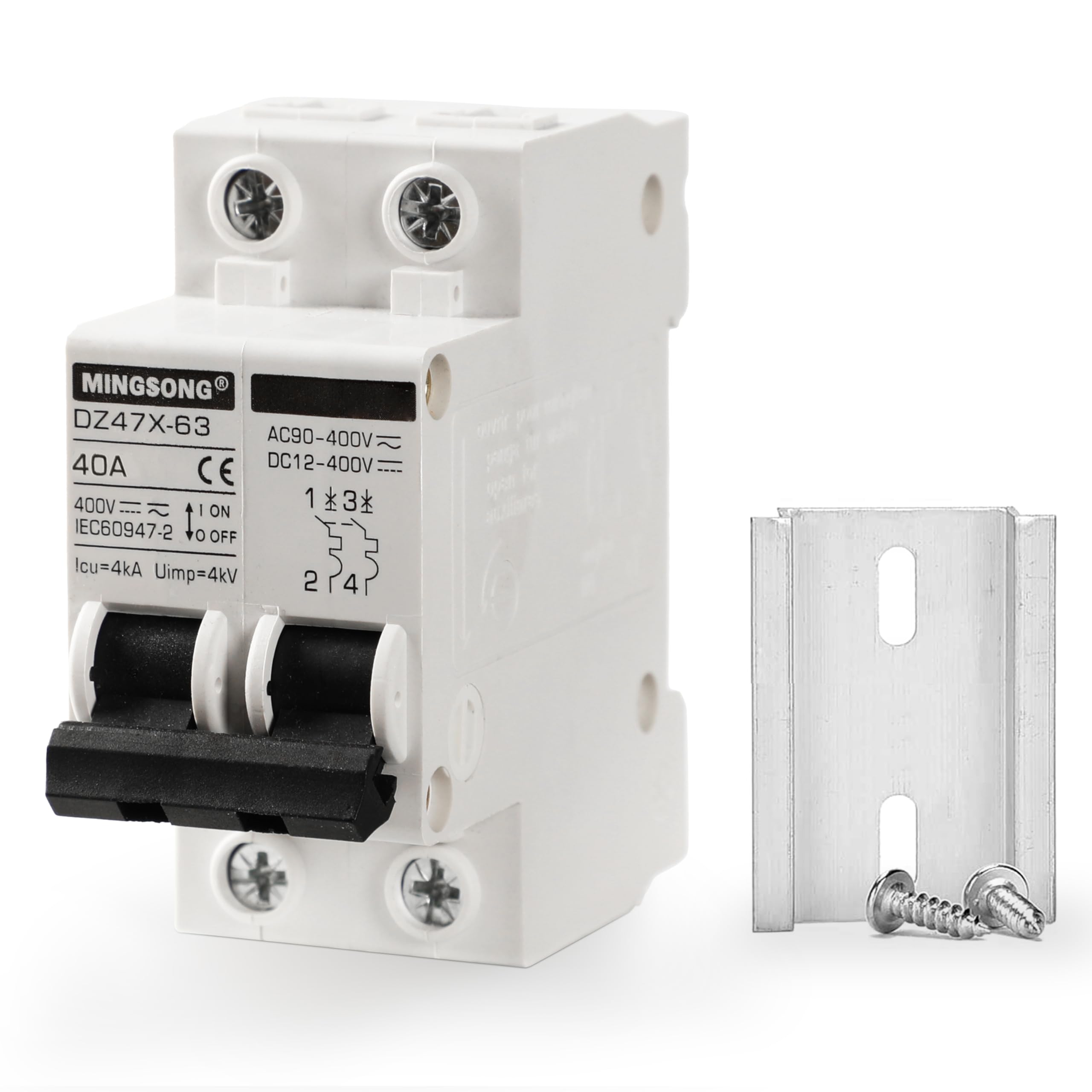 MINGSONG DC Solar Panels Disconnect Switch 40 Amp