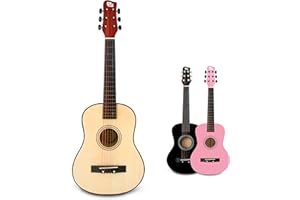 CB SKY 30" Wooden Acoustic Guitar for Kids/Boys/Girls/Beginners/Guitar for age 3-5 5-9