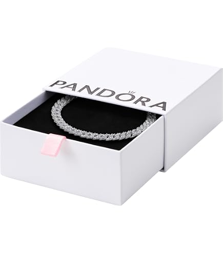 Amazon.com: PANDORA Moments Heart Clasp Snake Chain Bracelet