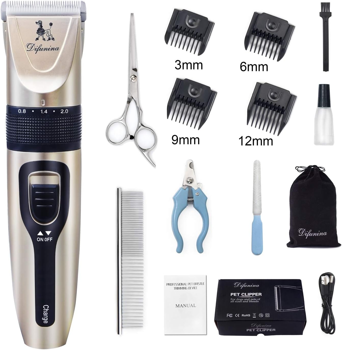 pet shaver clipper hair low noise