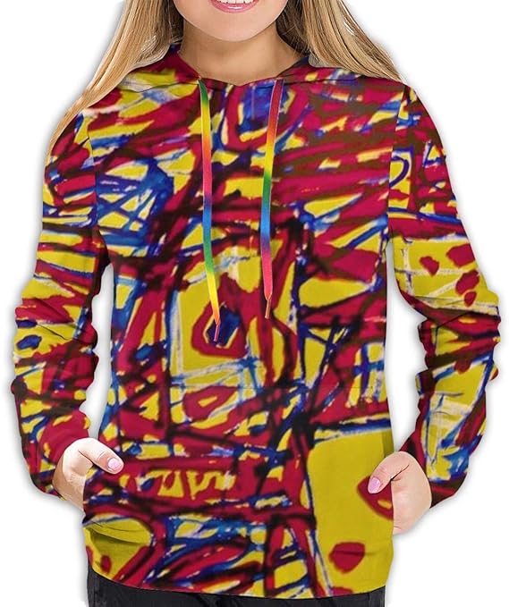 Amazon Co Jp アバンギャルドアート パーカー レディース トレーナーパーカー おしゃれ フーディ 長袖 フード付き ポケット付き カジュアル プルオーバー パーカー 服 ファッション小物