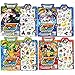 XY POKEMON Assorted Hologram 3D Puffy Sticker Set : 10 Sheets 1 Set (Random)