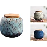 NS Online Small urns Set of 3 - Ceramic Decorative Keepsake Small Urns Set 3 Piece for Human Ashes Memorial - Honor Your Loved One Lost