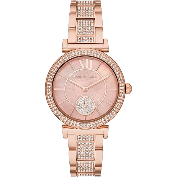 Amazon.com: Michael Kors Runway Chronograph Rose Gold-Tone