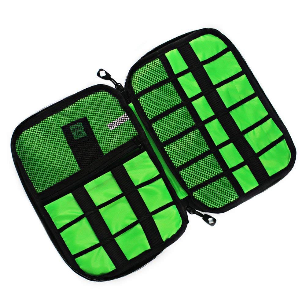 Ciaoed Elektronische Tasche Kabeltasche Zubehör Reisetasche Kabel Organizer Tasche für Elektronisches Zubehör Wie Festplatte Und Handy USB Cable Power Banks Festplatte Schwarz