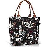 Gloppie Lunch Bag Women Insulated Lunch Box Tote Bag Leakproof Lunch Cooler Meal Prep Tote Purse Lunch Kit Teen Girls Lunch B