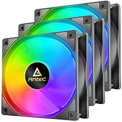 Antec RGB Fans, PWM 120mm Case Fan, PC Fan, 60.4CFM