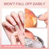Sularpek 3 PCS Extra Strong Nail Glue 7ML Brush-On Gel For Tips view 6