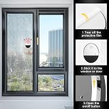 GBULTR 2pcs 130dB Window Vibration Alarm Sensor Ultra Slim Stick-on Security view 6