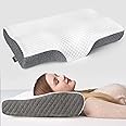 ZAMAT Memory Foam Pillow for Neck Pain Relief, Adjustable Ergonomic Cervical Sleeping, Orthopedic with Washable Cover, Bed Pillows Side, Back, Stomach Sleepers