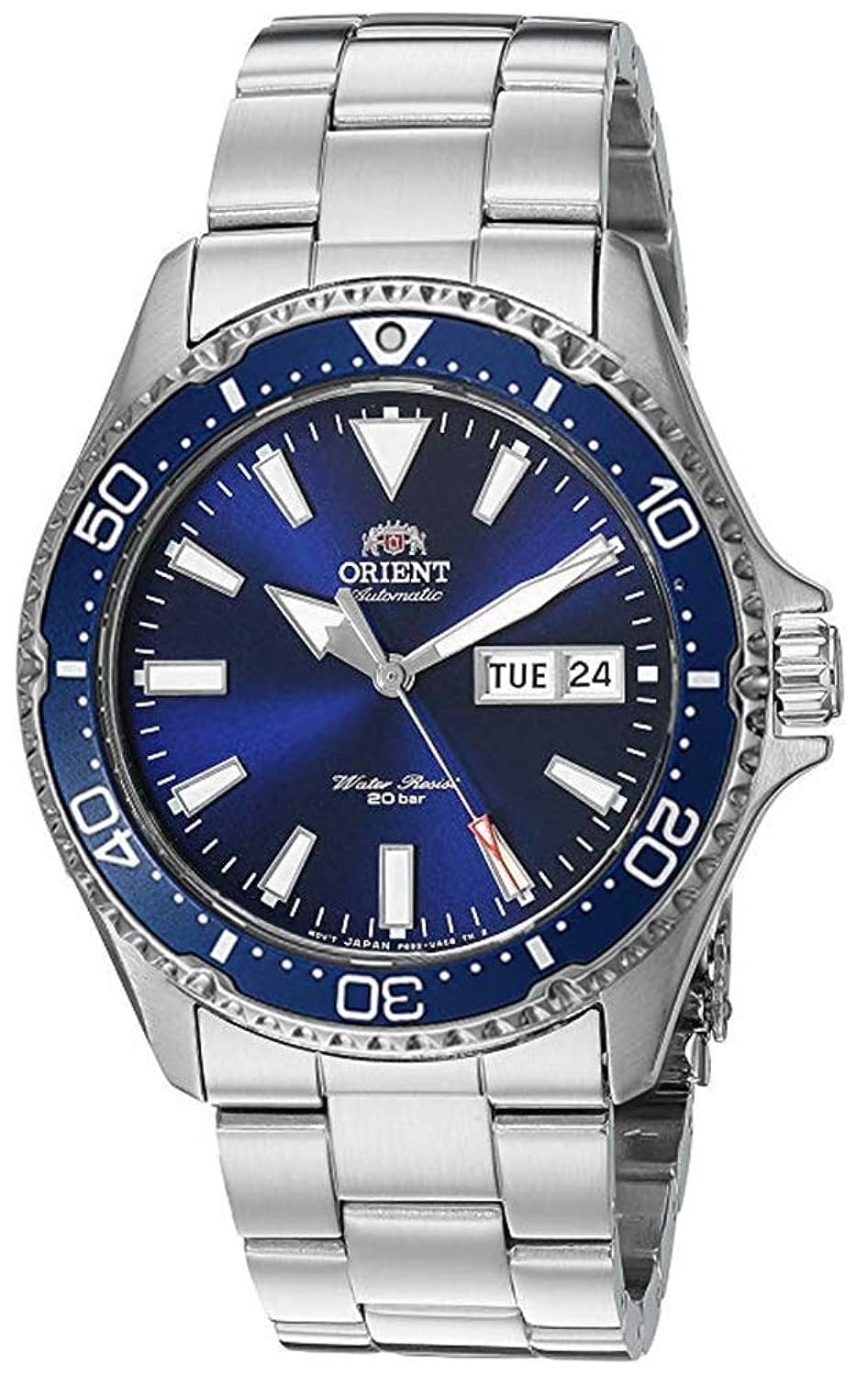 Orient Men's Kamasu Stainless Steel Japanese-Automatic Diving Watch