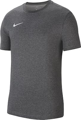 Uomo T-Shirt, Carbone Heathr, Bianco, Xxl
