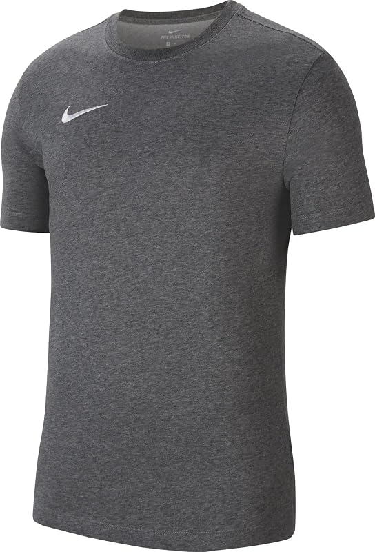 Uomo T-Shirt, Carbone Heathr, Bianco, Xxl