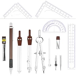 Outus 13 Pcs Geometry Set for Students Math