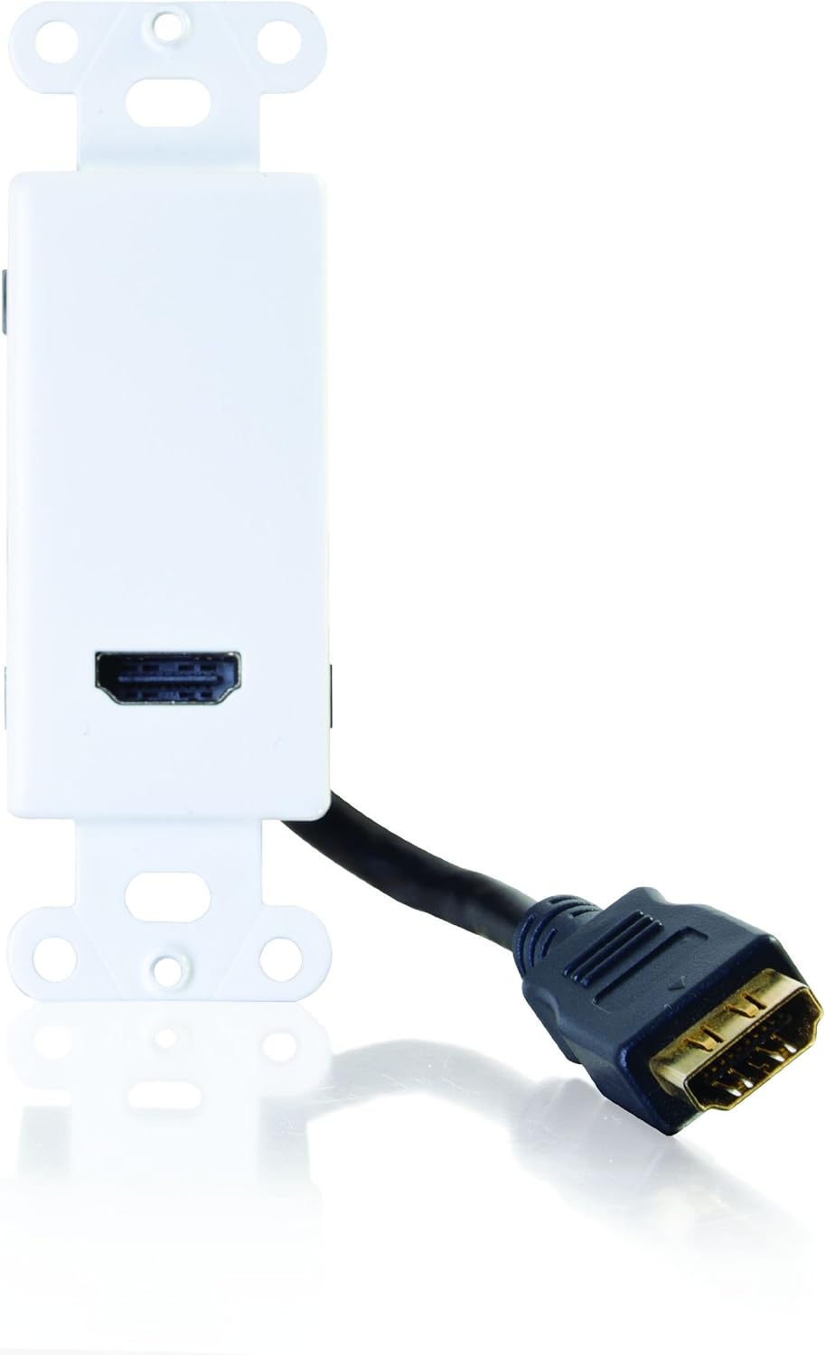 C2g 41043 Hdmi Pass Through Wall Plate White