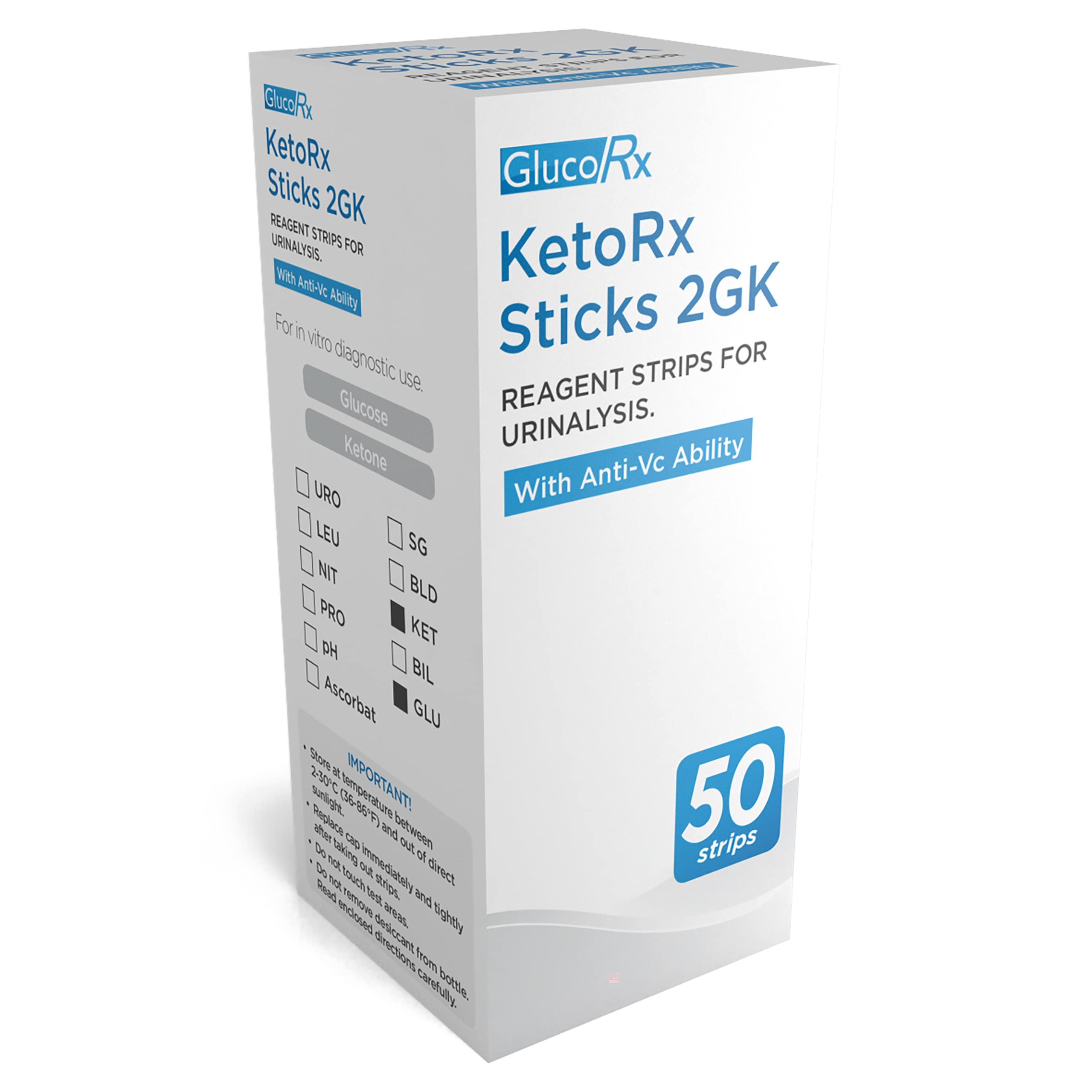 GlucoRX KetoRX Sticks 2GK