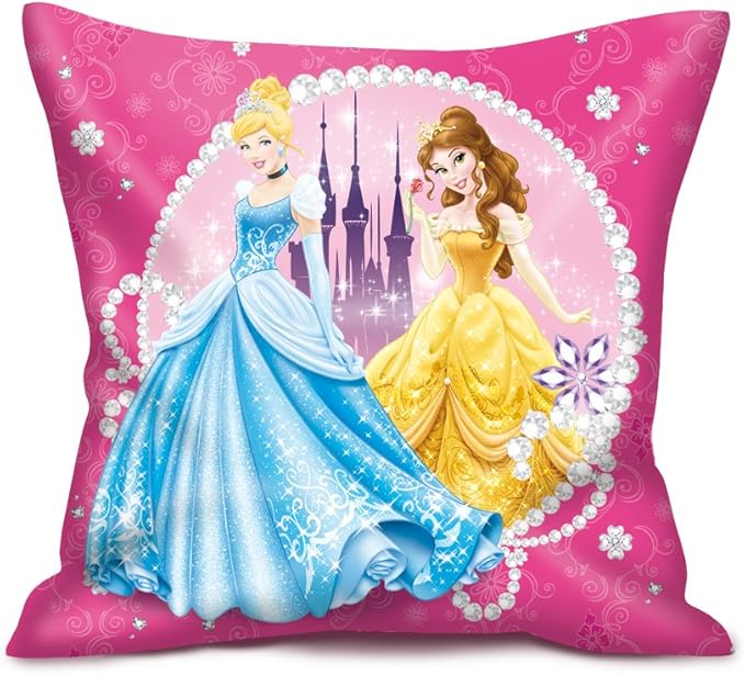 Easy Licences 35 cm Disney Princess Cushion, MultiColour Buy Online