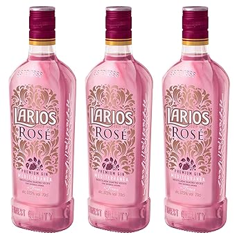 Larios Rosé Mediterránea Premium Gin 37,5% Vol. 3 x 0,7 Liter