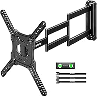 monTEK Long Arm TV Wall Mount for Most 23-65 Inch TVs, 37 Inch Long Extension TV Mount Swivel and Tilt, Full Motion Wall Moun