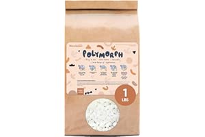 MENDELEEV STYLE 1 Lbs Polymorph Moldable Plastic Beads Melting Thermoplastic Pellets