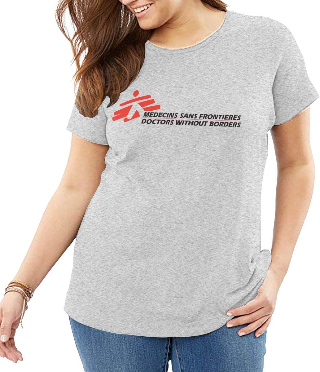 Doctors Without Borders T-Shirt Womens Plus Size Beach Graphic T-Shirt XL-6XL