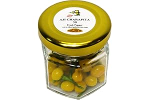 CHARAPITA FARMS Aji Charapita - Fresh Premium Peppers (100 pc Fresh Pepper in Deco Glass)
