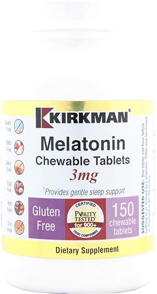 Amazon.com: Kirkman – Melatonina 3 mg., 150, 1, 1: Health ...