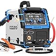 AZZUNO Single PULSE Aluminum MIG Welder Machine 175Amp, 110V 220V 5-in-1 Multiprocess Welding Machine with PULSE Aluminum MIG/Flux MIG/Gas MIG/Stick/Lift TIG Welding, Wire Feed Welder