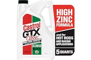 Castrol GTX Classic 20W-50 Conventional Motor Oil, 5 Quarts