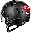 ILM Smart Adult Bike Helmet with Automatic G-Sensor Turn Signal & Brake Warning LED Light Control Road Cycling Casco E3-12LS