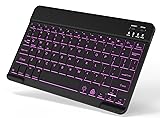 Backlit Bluetooth Keyboard Small Portable External
