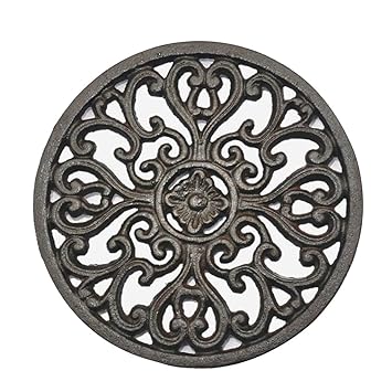 Amazon.de: per-home rund Vintage Muster - 17, 1 cm 17, 1 cm Untersetzer