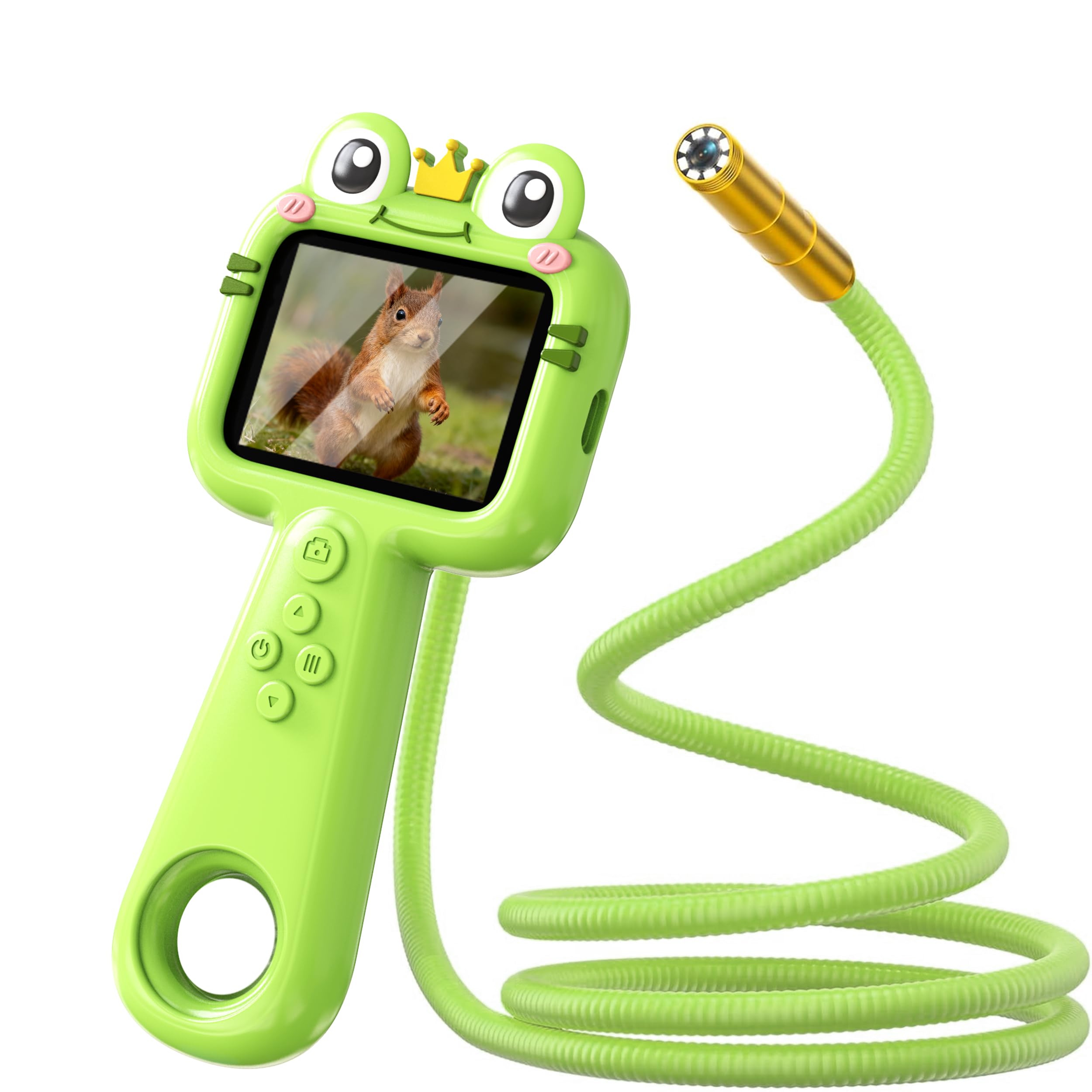 Kids Borescope With Light 2.4-Inch High-Definition Screen 2-Hour Battery Life Type-C Charging Port, Outdoor Camping Exploration Endoscope Toy, Suitable For Birthday Gifts For Children Over 4 Years Old