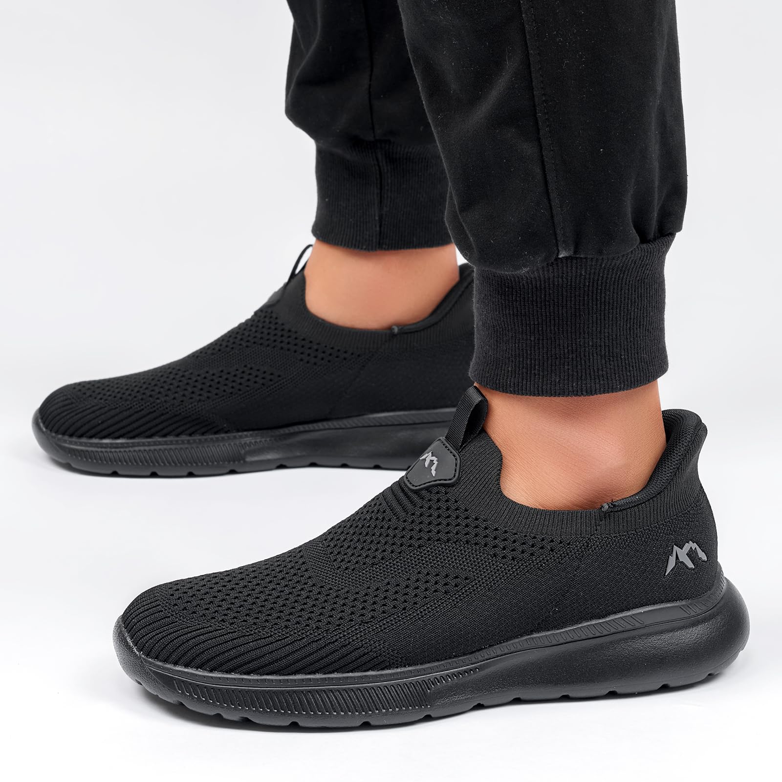 ODCKOI Herren Slip On Sneaker atmungsaktiv Turnschuhe bequem Laufschuhe 7