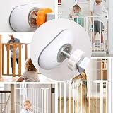 WUBAYI 4Pcs Baby Gate Extension Wall Protector No Drill Elliptic view 3