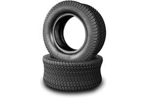 TRIPOWER 16x7.5-8 Lawn Mower Tires - 16x7.50-8 Tire for Riding Mower and Lawn Garden Tractor, Durable 4PR, Tubeless, 580lbs Capacity, Set of 2