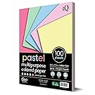 iQ Multipurpose Pastel Colored Copy Paper, Laser and Inkjet Compatible, 8.5 x 11 Inches, 24 Lb., 90 GSM, 100 Sheets (80110)