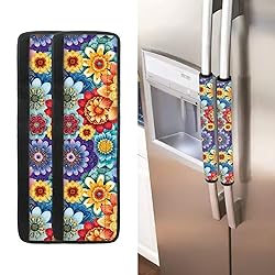 ASQVTIFE 2 Pieces Refrigerator Door Handle Covers