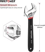 MAXPOWER Adjustable Spanner 150mm Slim Jaw 30mm Opening 2.5mm Thick view 3