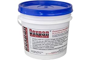 Dexpan Expansive Demolition Grout 11 Lb. Bucket for Rock Breaking, Concrete Cutting, Excavating. Alternative to Demolition Jack Hammer Breaker, Jackhammer, Concrete Saw, Rock Drill (#3 (23F-50F))